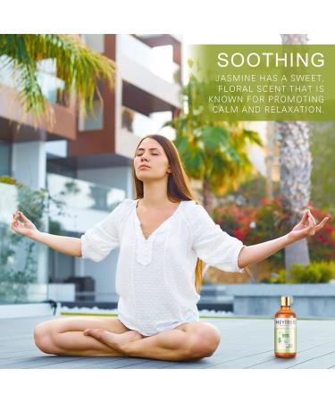 HEYTREE Jasmine Essential Oil 100ml - Aromatherapy Relaxation - Floral Scent for Diffuser & Humidifier - 100.00 ml (Pack of 1) - Buy Online on GoSupps.com