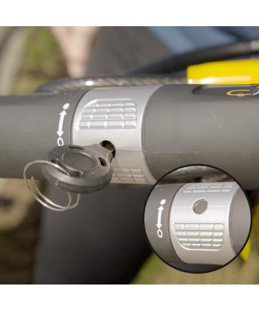 Via Velo Heavy Duty Bike U-Lock with Cable - 14mm Shackle, 10mm x 1.8m Cable | Mounting Bracket Included - for Road, Mountain, Folding Bikes - Buy Online on GoSupps.com