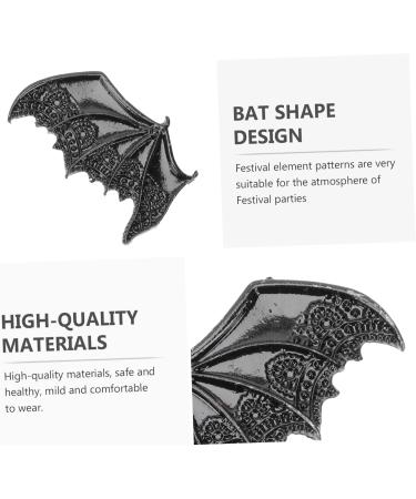FRCOLOR 35 Pairs Diy Material Gothic Barrettes for Black Clips for Hair Bat Wing Barrette Wing Clips Halloween Decor Bat Wing Headband Diy Lip Gloss Alloy Non-slip - Buy Online on GoSupps.com