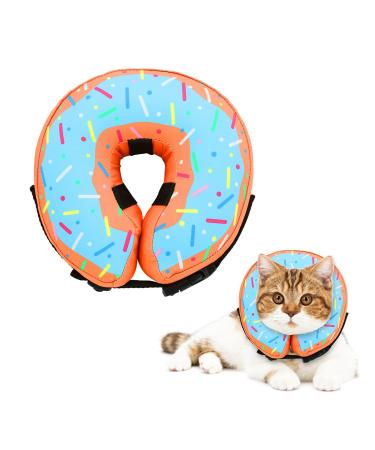 Inflatable breaking crane dog for dogs & cats adjustable leak shock dog collar & comfortable cat collar for recovery after operations or wounds - s