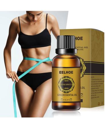 Ginger oil for losing weight lymphatic drainage ginger oil ginger oil massage oil ginger slimming oil remove the abdominal drainage oil abdominal massage oil for losing weight Fat-tissue-oil detoxifying ginger oil (1PC)