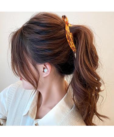 SculptZen 3 Pcs Banana Hair Clip Vintage Fish Shape Clamp Clincher Combs Fishtail Hairpin Long Hair Clips Ponytail Hair Comb Barrettes Hair Accessories for Women Fishtail Hair Clip for Thick Thin Hair - Buy Online on GoSupps.com
