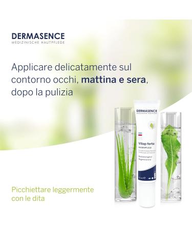Dermasence Vitop Forte Eye Care 15ml | Soothing & Hydrating for Dry Skin & Neurodermatitis | Regenerates Skin Barrier with Dexpanthenol & Hyaluronic Acid - Buy Online on GoSupps.com