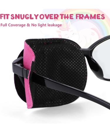 6 Piece Kids Reusable Eye Patches for Glasses - Pink Soft Eye Patch for Left Eye - Treating Lazy Eye, Strabismus, Amblyopia - Girl Boy Eye Patch - Buy Online on GoSupps.com