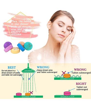 Shower Steamers Variety Pack - Set of 6 Aromatherapy Shower Bombs with Essential Oils for Relaxation - Unique Gift for Mom, Girlfriend - Home Spa Experience for Women and Men - Buy Online on GoSupps.com
