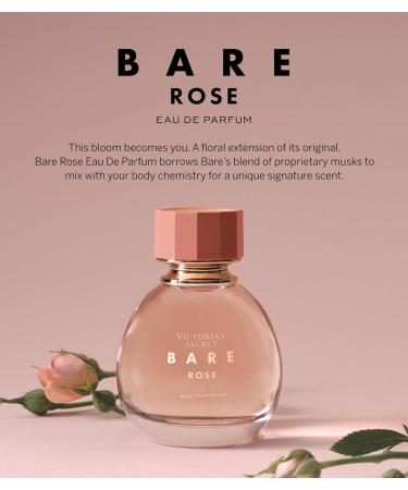 Victoria's Secret Bare Rose Eau de Parfum Notes of Pear Skin Rosa Centifolia & Sheer Woods Perfumes for Women (3.4 oz) - Buy Online on GoSupps.com