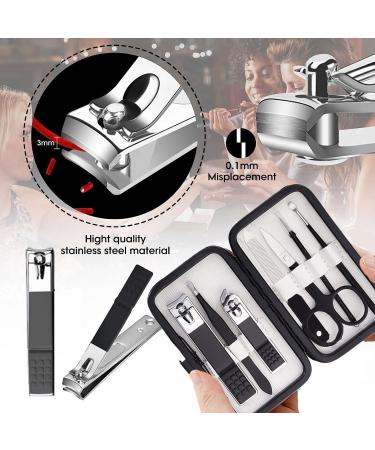 Premium Nail Clippings Set | Manicure Kit for Men | Portable Grooming Travel Case | Perfect Gift for Husband & Friends - Buy Online on GoSupps.com