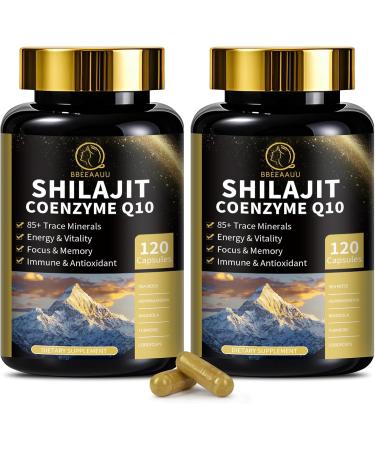 BBEEAAUU Shilajit Capsules with Sea Moss & Ashwagandha for Men & Women 12 in 1 Himalayan Shilajit Supplements - Buy Online on GoSupps.com