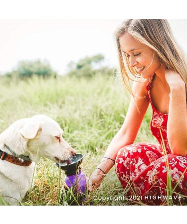 Highwave AutoDogMug Dog Water Bottle - BPA-Free 20 oz Portable Bottle for Hiking & Traveling - Buy Online on GoSupps.com