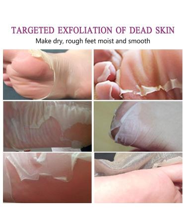 Foot Peel Mask with Natural Lavender Extract - 3 Pack for Smooth, Soft Feet | Removes Dead Skin & Calluses - Easy 3 Step Foot Care System - Buy Online on GoSupps.com