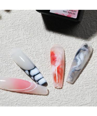 Nail Glue Gel 15ml Gradient Color Precision Mix | Gel Nail Polish For Beginners Enthusiasts Home Salon Daily Use Gift for Women - Buy Online on GoSupps.com