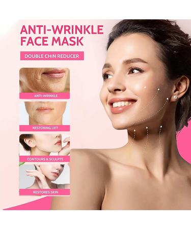 V Line Face Lifting Chin Mask Chin Lift Mask V Shape Face Tape for Wrinkles Face Lift Tape Neck Lift Tape Face Masks Beauty Skin Tightening Face Mask Chin Strap for Double Chin Reducer Firming - Buy Online on GoSupps.com