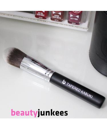 Beauty Junkees Under Eye Concealer Brush - Tapered Kabuki Brush for Concealing, Blending, & Setting | Vegan Synthetic Bristles for Powder, Liquid, & Cream Cosmetics - Buy Online on GoSupps.com