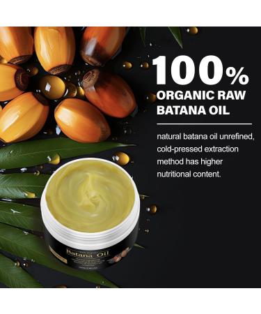 100% Raw Batana Oil for Hair Growth | Eliminate Split Ends & Prevent Hair Loss | Dr. Sebi Hair Oil from Honduras - Buy Online on GoSupps.com