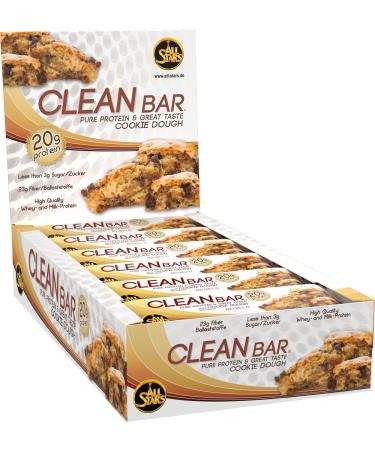 All Stars Clean Bar Cookie Dough 18-pack (18 x 60 g)