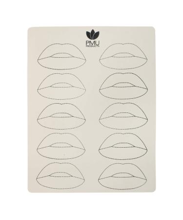 PMU Products Lip Pads Dotted  Microblading Supplies Practice Skin - Lip Blushing Practice Skin