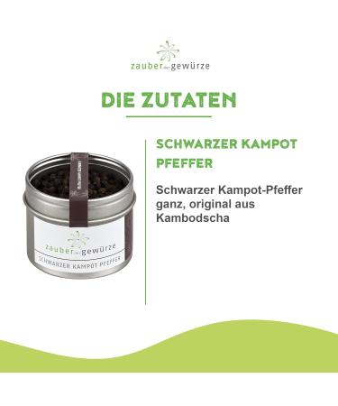 Premium Black Kampot Pepper - Hand-Picked Gourmet Spice for Red Meat & Dark Sauce - 70g - Buy Online on GoSupps.com