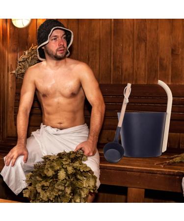 Aluminum Sauna Barrel Luxurious Finnish Sauna Large Capacity Aluminum Bucket Sauna Metal Bucket Matching Ladle Sauna Barrel With Long Handle Spoon Set 7L Sauna Bucket For Sauna And - Buy Online on GoSupps.com