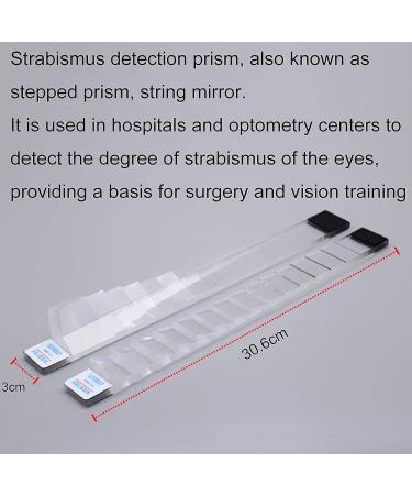 Ophthalmic Optical Prism Bar Set Optical Clinic Ophthalmic Vertical (15) and Horizontal (16) Prism Set with Aluminum Outer Box for Hospitals and Optometry Centers - Buy Online on GoSupps.com