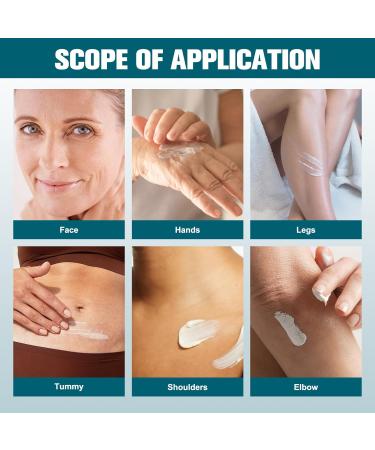 Crepey Skin Repair Treatment-Skin Tightening Cream for Body & Face | Firming Cream for Loose/Sagging Areas | Reduces Fine Lines Smooths Crepey Texture | All Types Deep Hydration Fast-Absorbing (2PCS) - Buy Online on GoSupps.com