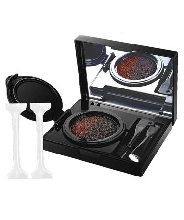 Joygoodta_C89_5521652 Cream Eyeliner Eyebrow with Stamp 2 in 1 DoubleHeaded Eyeliner Stencil Eyebrow Stamp Double Color Waterproof Stain Proof Makeup for Women