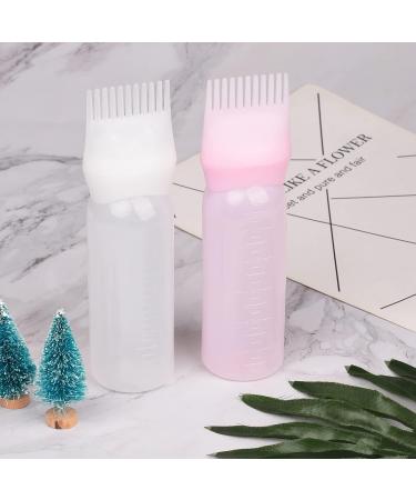 UNVOJL Hair Dye Brush Bottle Hair Root Comb Applicator Bottles Hair Dye Tools Applicator Brush BottlesÂ for Salon (Pink) - Buy Online on GoSupps.com