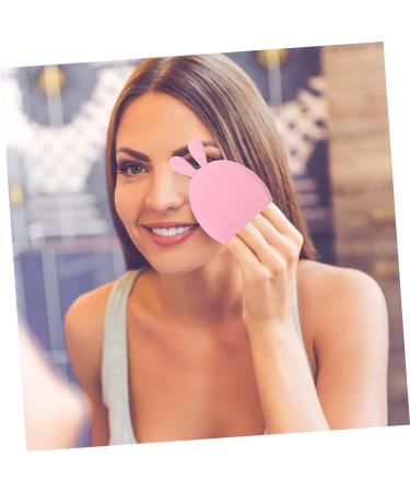 OHPHCALL 4pcs Rabbit Ears Facial Brush Face Wash Massager Facial Cleansing Tool Wash Face Skin Care Brush Face Washing Brush Face Scrub Pink Silica Gel Miss Portable Pore brush 7.5x7.5cm - Buy Online on GoSupps.com
