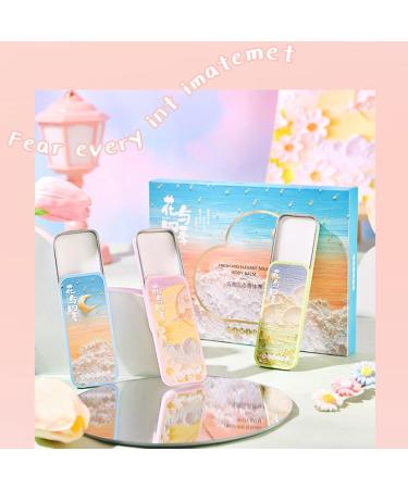 Solid Perfume Balms 3 Pack Women Solid Colognes Portable Pocket Balm Perfect for Travel Use Natural Fragrance Perfume for Women Fresh 0.18 Fl Oz (Pack of 3) - Buy Online on GoSupps.com