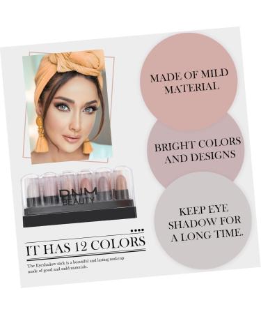 NOLITOY 2 Boxes 12 Shadow Box Eyeshadow Neutral Cream Shimmer Beautiful Eye Cosmetics Makeup Tools 1 count (Pack of 1) As Shownx2pcs - Buy Online on GoSupps.com
