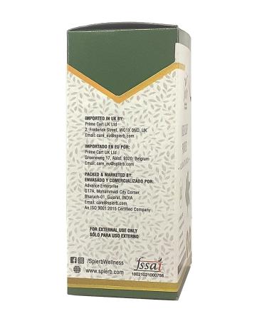 Spierb Herbal Neem Leaf Powder 250gm - Wild Crafted Green Neem Powder for Skin, Blood, and Detox - 100% Pure Azadirachta Indica Ayurvedic Herb - Buy Online on GoSupps.com