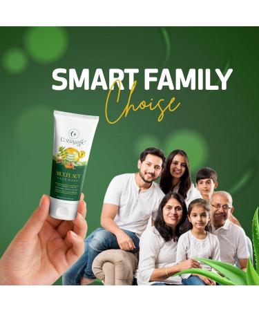 Multi Act Face Wash with Aloe Vera & Turmeric | All Skin Types | Pack of 3 - Vitamin B3 Neem Vitamin E Licorice - International Shipping - Buy Online on GoSupps.com