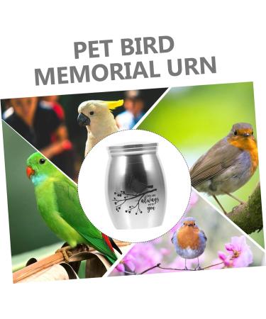 BESPORTBLE 3pcs Parrot Urn Pet Small Urns for Ashes Dog Urns for Ashes Cat Urns for Ashes Stainless Steel 4.00X3.00X3.00CMx3pcs Silverx3pcs - Buy Online on GoSupps.com