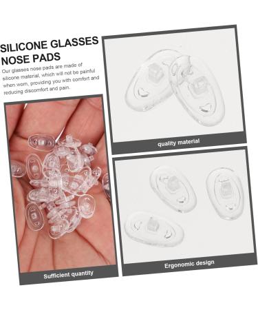 50pcs Silicone Glasses Nose Pads - Air Chamber Replacement for Sunglasses & Eyeglasses - Comfortable Gel Accessories - Buy Online on GoSupps.com