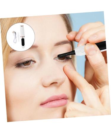 Didiseaon 1 Set Eyelash Curler Heating Eyelash Perm Heated Eye Lash Curler USB Lash Curling Comb Makeup Tool Eyelash Holder Practical Eyelash Tool Abs Portable Digital Screen White 13.3X2.5X2CM - Buy Online on GoSupps.com