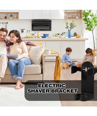 Kaxenig Self-Adhesive Toothbrush & Razor Holder - Wall Organizer for Bathrooms | Ideal for Hotels - Black - Buy Online on GoSupps.com