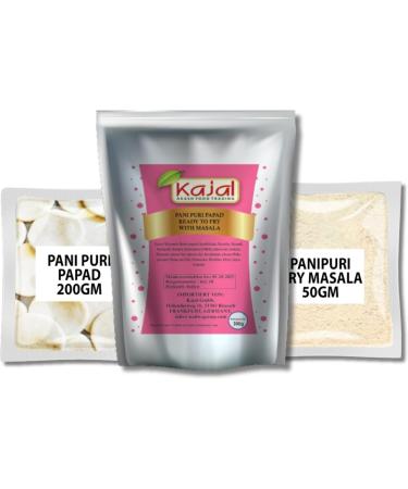 Kajal Pani Puri Golgappa Fry with Masala Fresh Papad Hygeinic & Tasty Ready to Fry (1 x 200g) - Buy Online on GoSupps.com