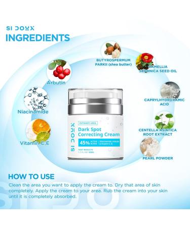 REMEDEN Intimate Area Dark Spot Remover Cream - Underarm, Armpit, Knees, Elbows, Inner Thigh - Corrector for All Skin Types - Buy Online on GoSupps.com