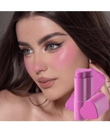 Blush Cream Heart Shaped Contour Blush 2in1 Blusher Cream for Women Girls Facial Beauty Makeup LipEye Cheeks 06 - Buy Online on GoSupps.com