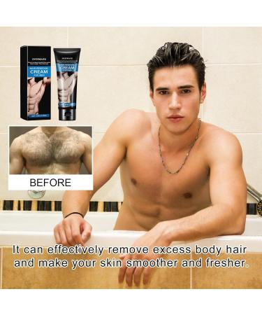  Nudorpn Hair Removal Cream for Men | 60 Gram Hair Removal Butter - Hair Removal Cream - for Dad Father Husband Boyfriend Hands Body Legs Underarms  - Buy Online on GoSupps.com