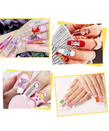 LYroo 3D Nail Charms - 250 PCS Twelve Constellation Bear Resin Charm Set for Acrylic Nails - Buy Online on GoSupps.com