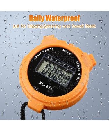 12 Pcs Digital Stopwatch Timer for Sports - Multi Function Stopwatch with Lanyard - Large Display Waterproof Alarm - Fitness Referees - (Variety of Colors) - Buy Online on GoSupps.com