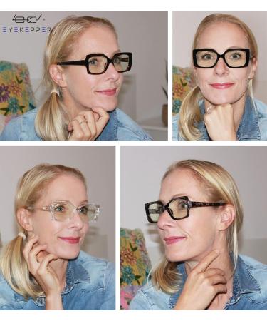 Eyekepper 4-Pack Stylish Blue Light Blocking Reading Glasses for Women +1.75 - Comfortable Computer Readers - Buy Online on GoSupps.com