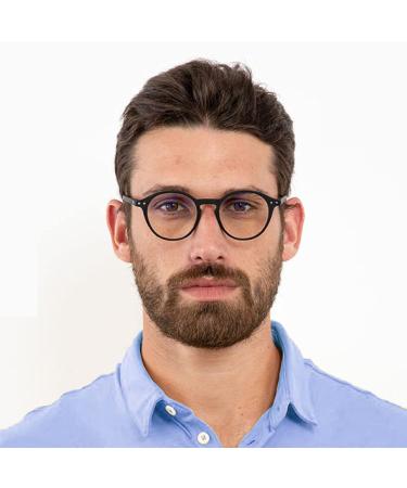 Muunel Blue Light Glasses | Essilor Anti-Glare | HD Vision | Non-Prescription | Black Frame for Men - Buy Online on GoSupps.com