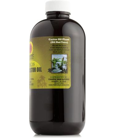 Jamaican Black Castor Oil 8oz | Rich in Vitamin E Omega Fatty Acids & Minerals | For Hair Growth Oil Skin Conditioning Eyebrows & Eyelashes Scalp and Nail Care|Grow Strengthen Moisture & Repair - Buy Online on GoSupps.com