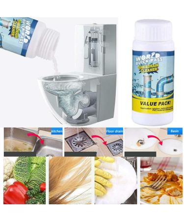 2-Pack Powerful Sink & Drain Cleaner Powder - Portable Cleaning Tool for Kitchen & Toilet Pipes - Buy Online on GoSupps.com