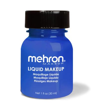 Mehron Liquid Make -up - Blue (30 ml)