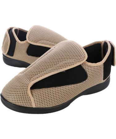 LEEWE Comfortable Diabetic Sandals for Swollen Feet Hallux Valgus Arthritic Pain - Yellow (Size 40) - Buy Online on GoSupps.com