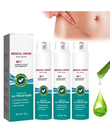 3Pcs Medical Grade Scar Remove Spray - Advanced Acne Scar Treatment - Buy Online on GoSupps.com
