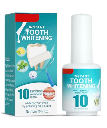 Tooth Color Teeth Whitening Color Tooth Polish Upright White Instant Whitening Color for Teeth 15ml (1 Pack)