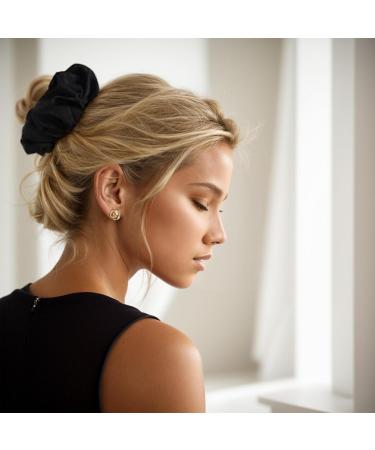 Heatless Curls Headband Soft Satin Black Heatless Curlers Heatless Curls Overnight for Long Hair Elastic Hair Curlers to Sleep in Hair Styling Tools - Buy Online on GoSupps.com